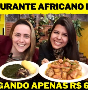 Restaurante africano para dois com apenas seis reais