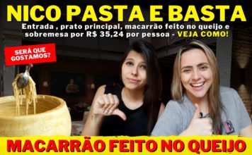 Macarrão feito no queijo são paulo