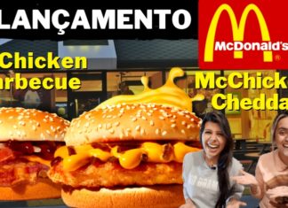 McChicken Cheddar e McChicken Barbecue_Lançamento Mc Donalds