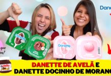 Novos sabores Danette_Danette avelã e danette docinho de morango