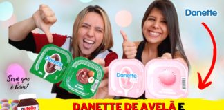 Novos sabores Danette_Danette avelã e danette docinho de morango