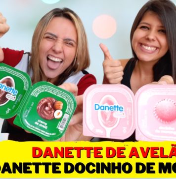 Novos sabores Danette_Danette avelã e danette docinho de morango