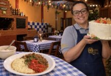 Chef Carolina Costa, do restaurante Quintal da Flora, no Tatuapé, em São Paulo.